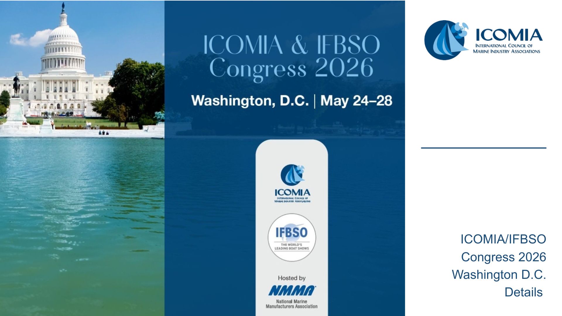 ICOMIA/IFBSO Congress 2026 Event Details