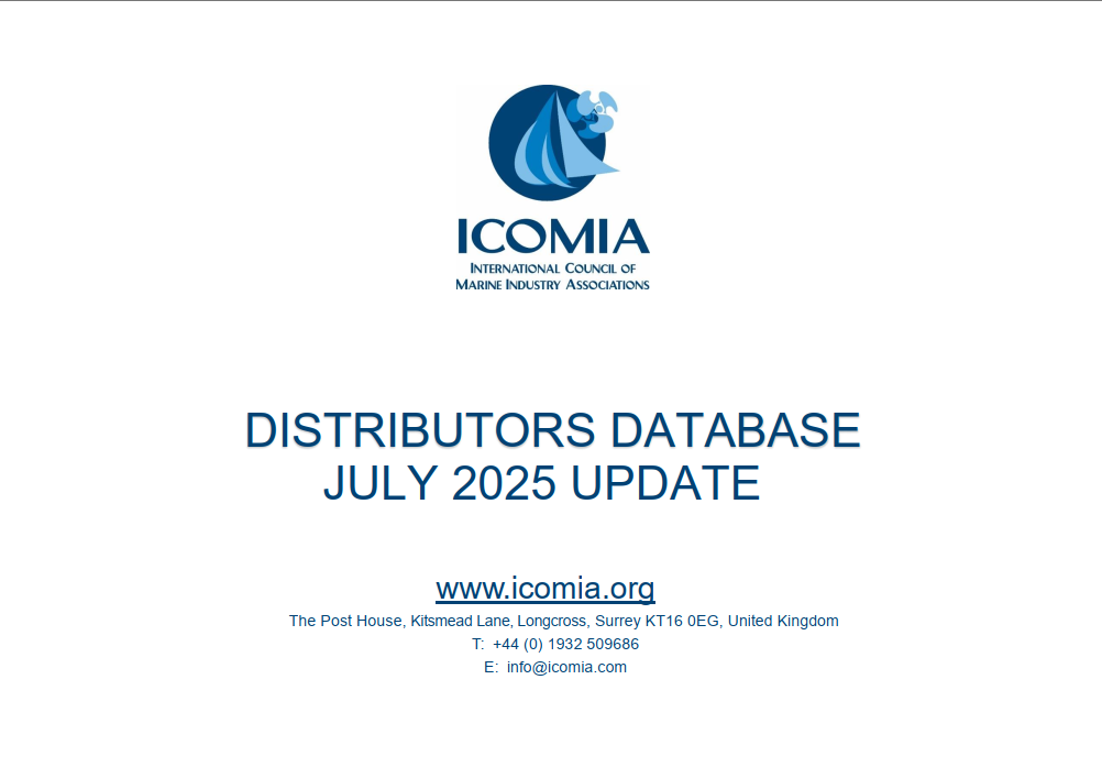 ICOMIA Distributors Database 2025 - Image 1