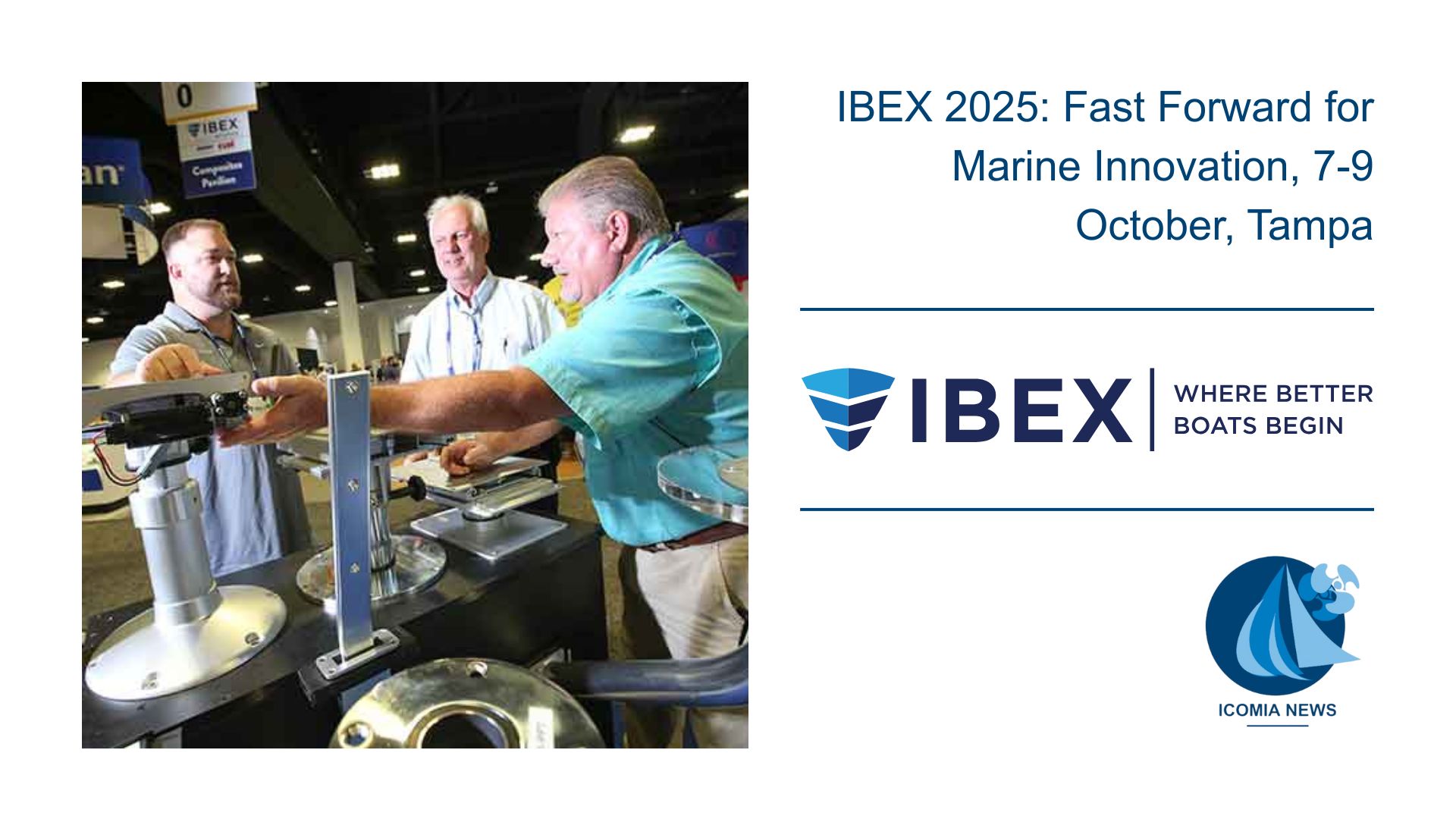 IBEX 2025 Fast Forward for Marine Innovation, 7-9 October, Tampa