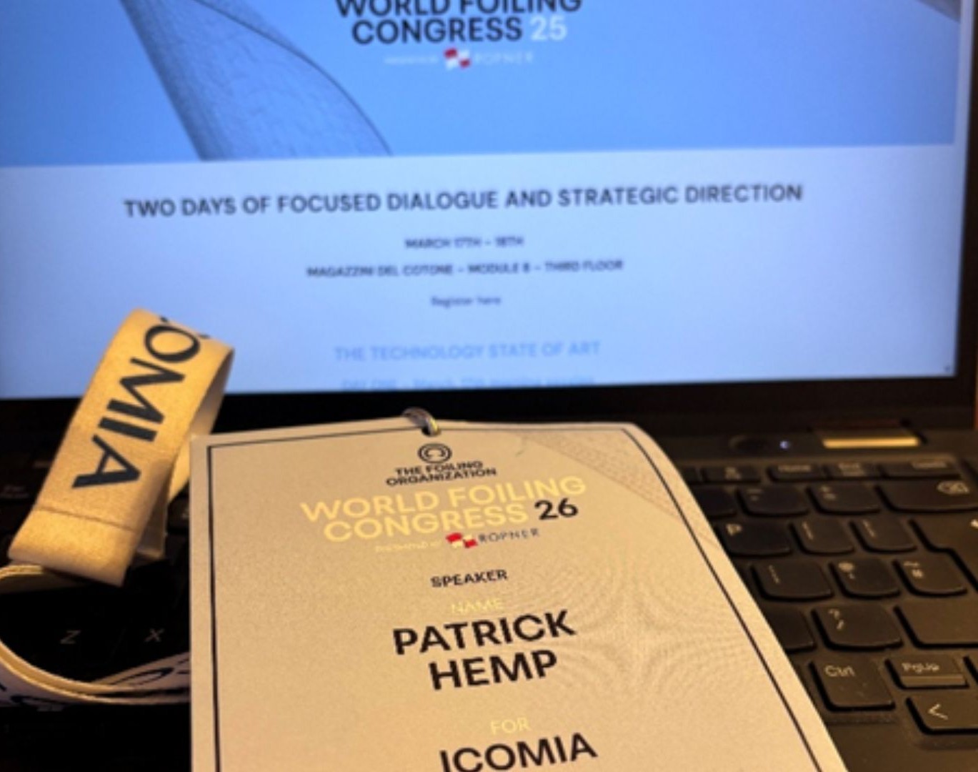 ICOMIA Attends 3rd World Foiling Congress & 9th Foiling Awards in Genoa #2