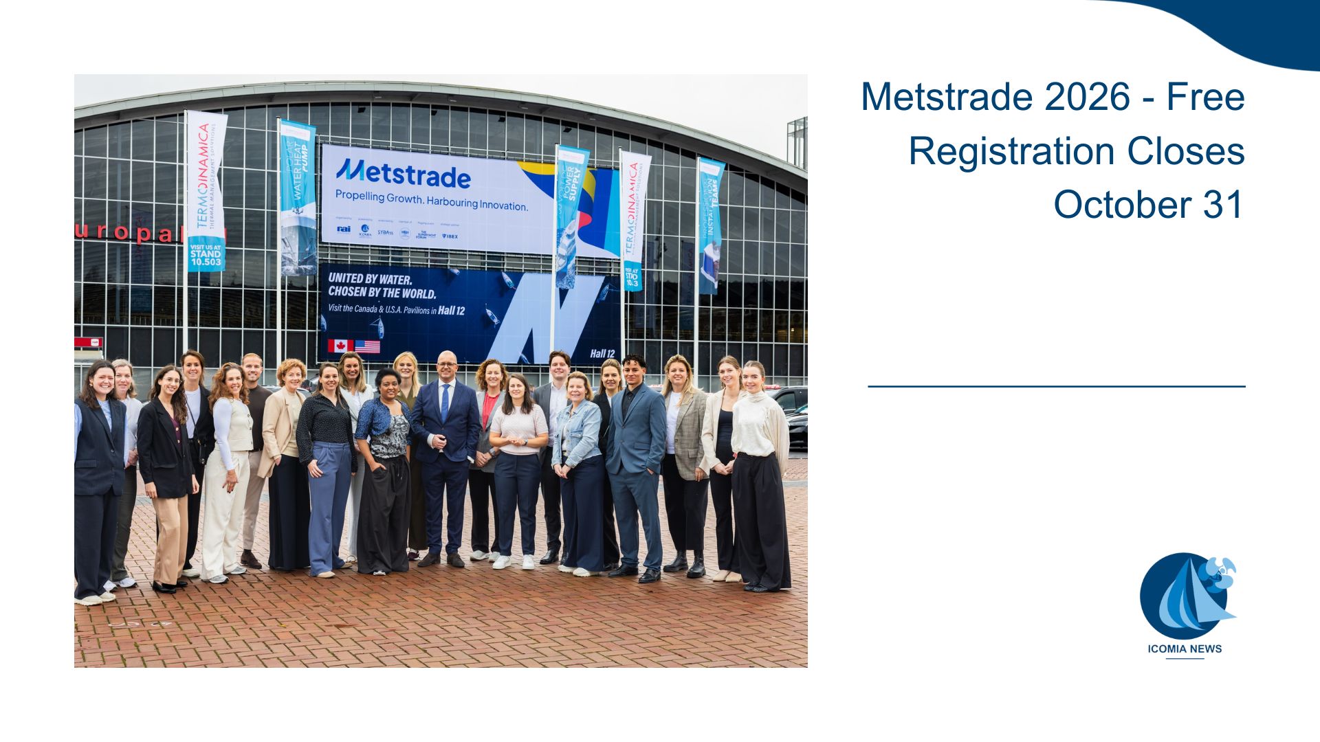 Metstrade 2026 – Free Registration Closes October 31