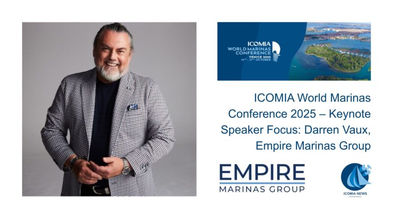 ICOMIA World Marinas Conference 2025 – Keynote Speaker Focus Darren Vaux, Empire Marinas Group