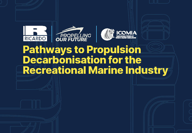 New Global Research Outlines Portfolio of Technologies to Further Reduce Carbon Emissions from Recreational Boats