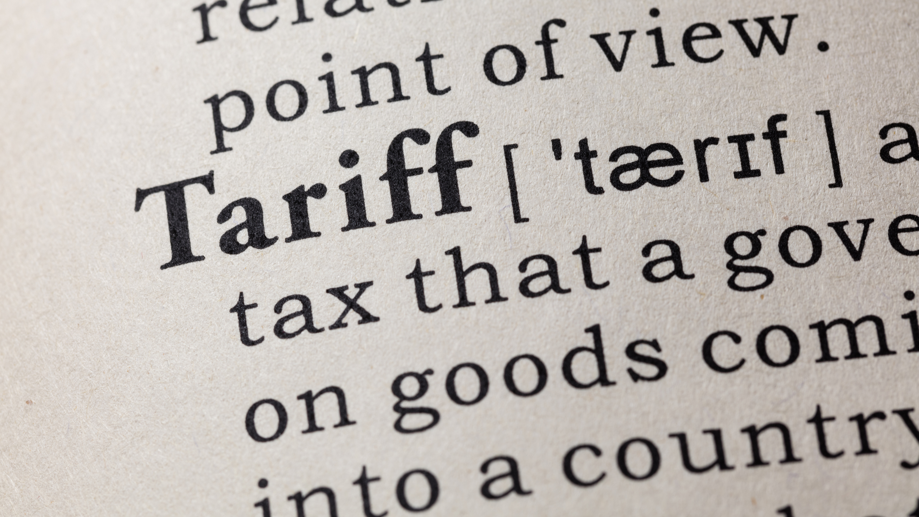 Tariffs 2025