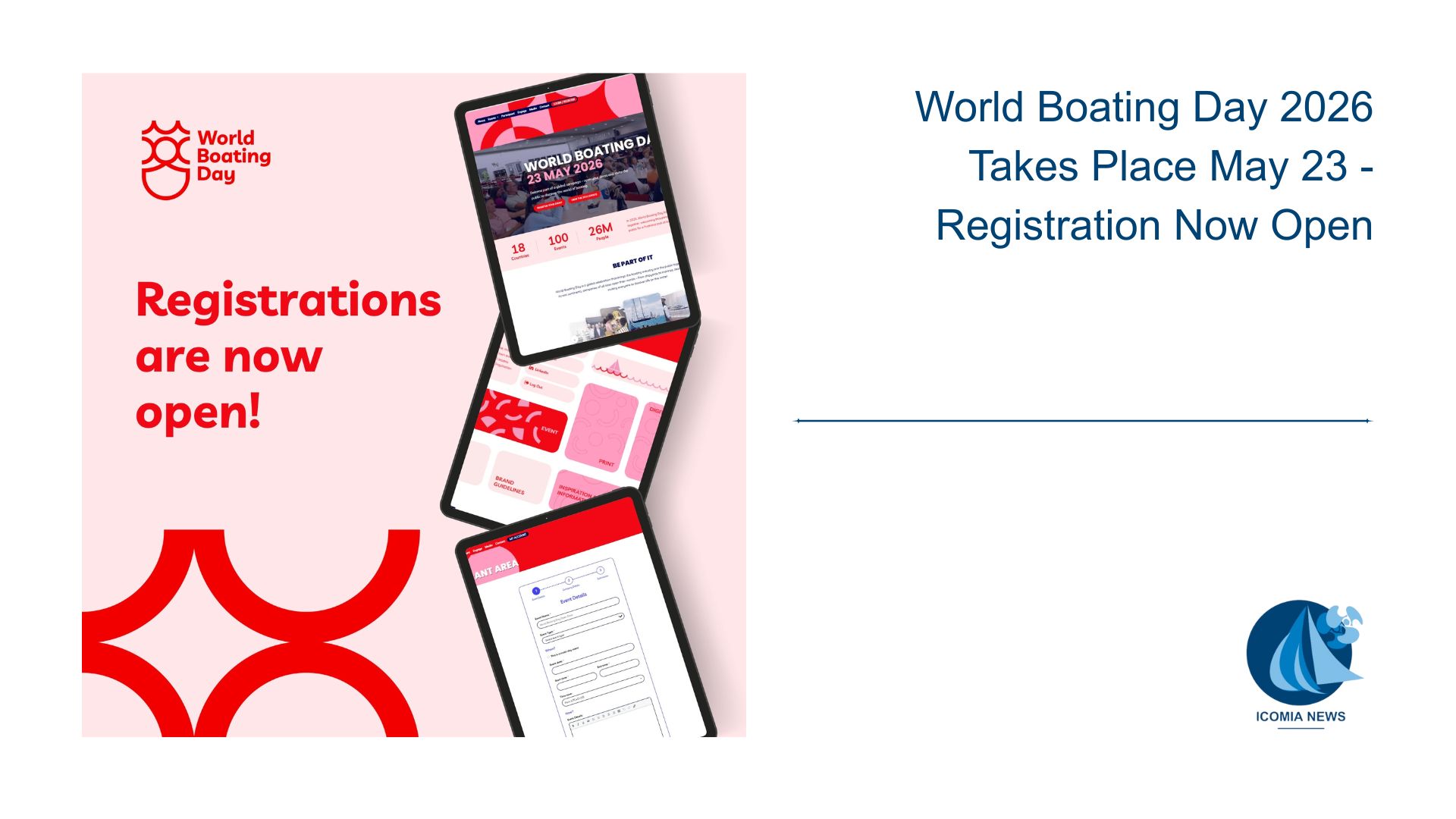 World Boating Day 2026 Takes Place May 23 - Registration Now Open