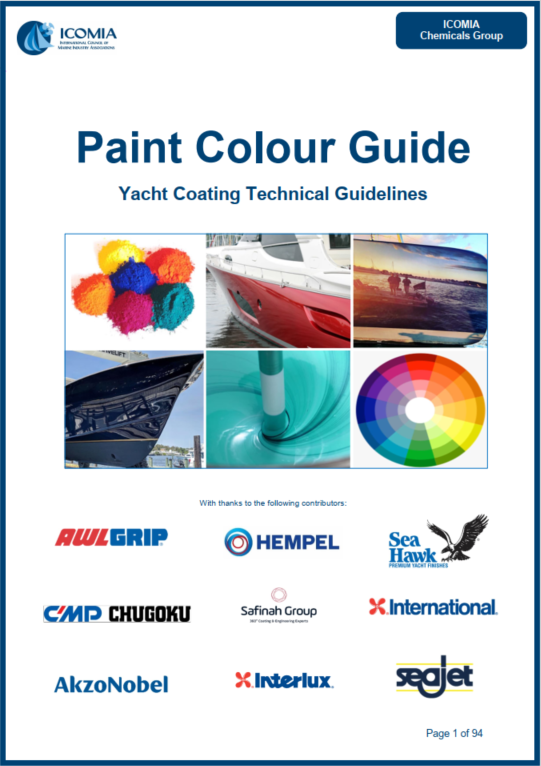 ICOMIA Paint Colour Guide: Yacht Coating Technical Guidelines