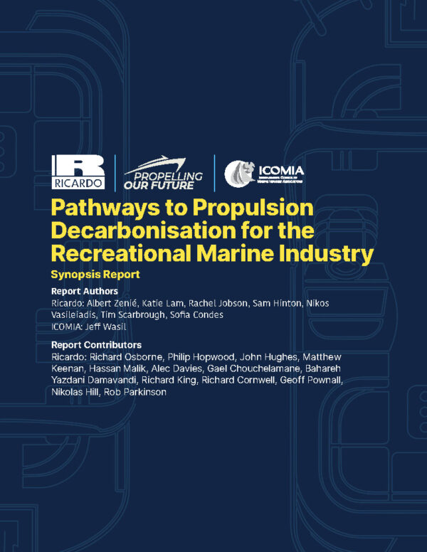 Pathways to Propulsion Decarbonisation for the Recreational Marine Industry Synopsis